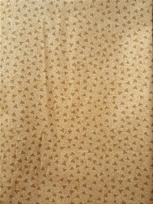 Triângulos Caramelo. Tricoline 100%Algodão (50x150)