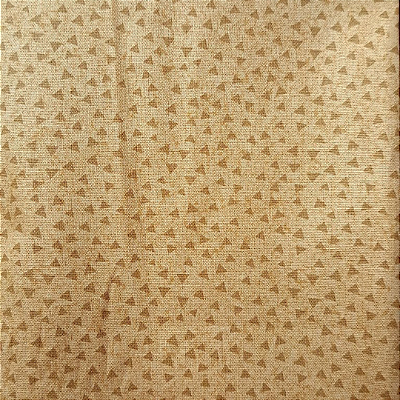 Triângulos Caramelo. Tricoline 100%Algodão (50x150)