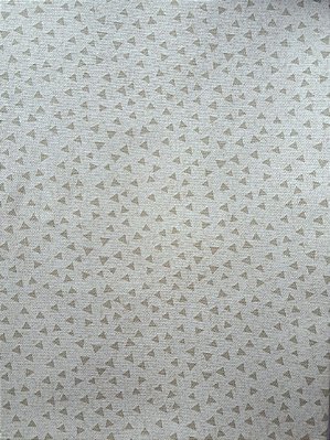 Triângulos Bege. Tricoline 100%Algodão (50x150)