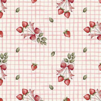 Coleção Frutas- Ramalhete. Tec.Digital 100% Algodão 50x150cm