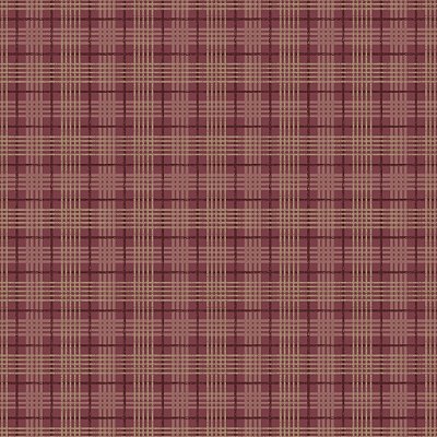 Merlot.Fux. Xadrez Vinho. Tec.Digital 100% Algodão 50x150cm