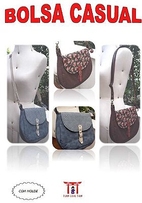 Projeto:  Bolsa Casual (vide Desconto do COMBO)