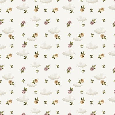 MiniFlor Rogai. Tecido Digital Fuxicos 50x150cm