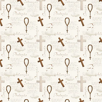 Tercinhos. Tecido Digital Fuxicos 100% Algodão - 50x150cm