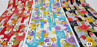 Windows Flower. Tecido Japonês 100% Algodão (49x55cm)