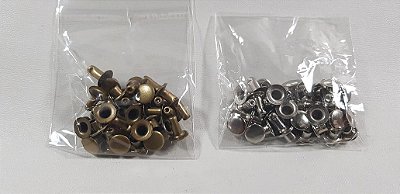 Rebite 3mm com 20 rebites por saq.