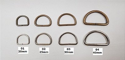 Meia Lua. 20mm a 40mm - 01pç