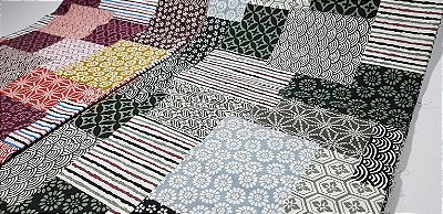 Squares. Tecido Japonês. TI028 (49x55cm)