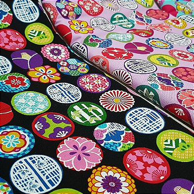 Colour Balls. 100% Algodão Japonês. TI030 (49x54cm)