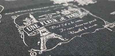 Une Fleur de Paris. Linho Japonês.(50x55cm)