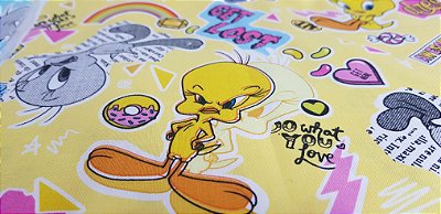 PiuPiu (Tweety). Algodão Japonês. JT00016 (53x55cm)