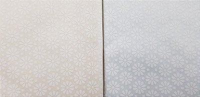 Tecido Branco Flor Suave. NN0011-50x140cm