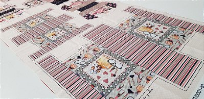 Necessarie Perfume - Painel Faça Você Mesmo. Tecido Digital 100%Algodão