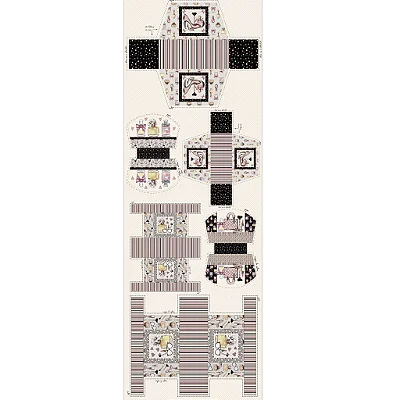 Necessarie Perfumes- Painel Tecido Tricoline -Fuxicos e Fricotes - DIY