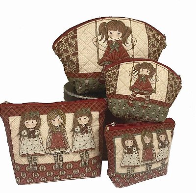 Necessarie Bonecas - Painel Faça Você Mesmo. Tecido Digital 100%Algodão