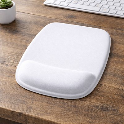 MOUSEPAD RETANGULAR COM APOIO - PERSONALIZE