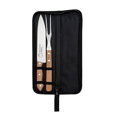 KIT CHURRASCO COM 2 PEÇAS E ESTOJO - PERSONALIZE