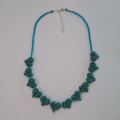 Choker Mykonos - Verde Marinho