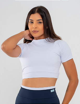 Top de Manguinha Espumas do Mar