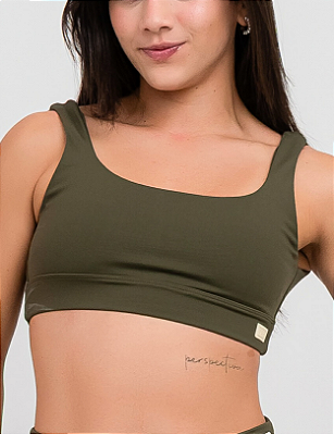 Top Moderninho Pistache