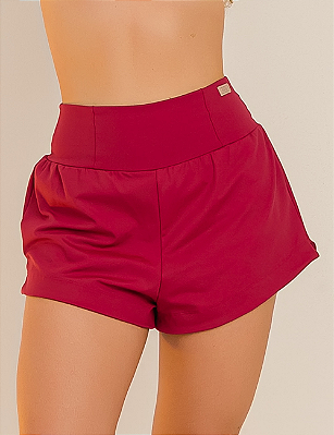 Shortinho Minimalista Cereja