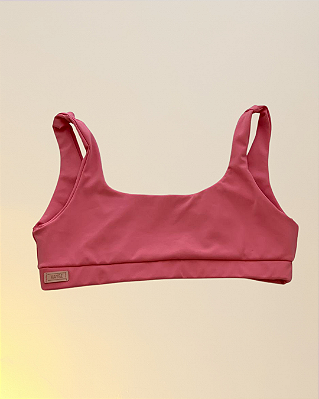 ✨🧵 SIM! IMPERFEITA - Top Moderninho 🧵✨ Rosa