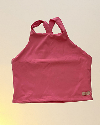 ✨🧵 SIM! IMPERFEITA - Top Regatinha 🧵✨ Rosa