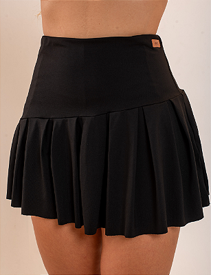 Short Saia Serena Brisa (Preto)