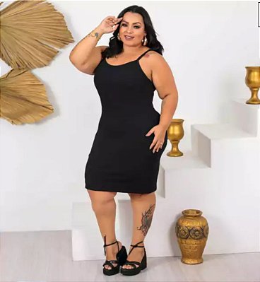 Vestido Alcinha Plus Size