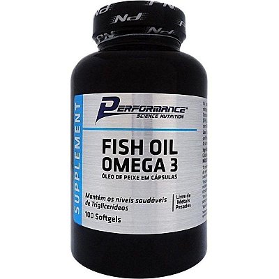 Fish Oil Omega 3 100 Cápsulas - Performance Nutrition