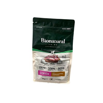 Ração Bionatural Prime Frango Cães Raças Pequenas Júnior 10,1kg