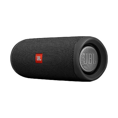 Caixa de Som Portátil JBL Flip 5 com Bluetooth, À Prova D'água - Preto