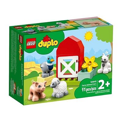 Lego Duplo Cuidando Dos Animais Na Fazenda 11 Peças 10949