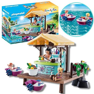 Playmobil Family Fun Quiosque Da Praia Com Pedalinho 70612 Sunny