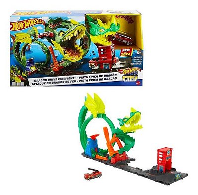Hot Wheels City Pista Épica Ataque Do Dragão Mattel HDP03