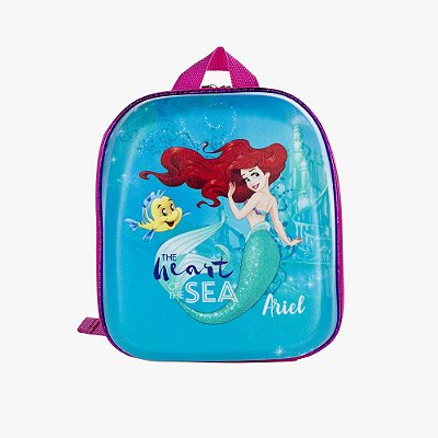 Mochila Escolar P Pequena Sereia Ariel Maxtoy