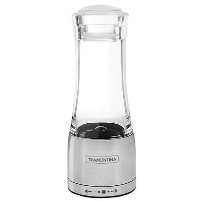 Moedor Sal e Pimenta Aço Inox/Acrílico Realce TRAMONTINA
