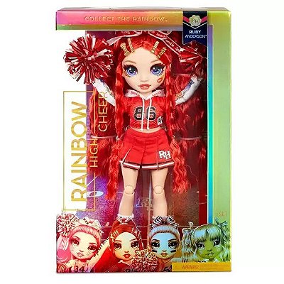 Boneca Rainbow High Cheer Ruby Anderson Articulada MGA