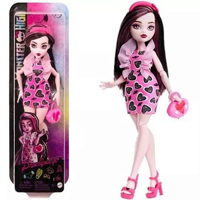 Boneca Monster High Draculaura Articulada HKY74 Mattel