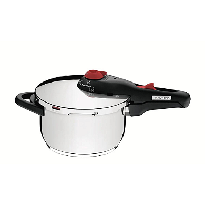 Panela de Pressão 4,5L 22cm Solar Inox Tramontina