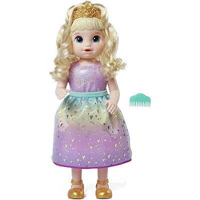 Boneca Baby Alive Princess Ellie Grows Up Loira F5236 Hasbro