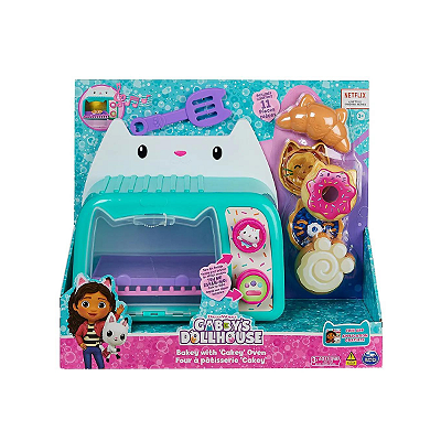 Gabbys Dollhouse Forninho Do Cakey Com Luz E Som Sunny 3640