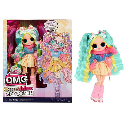 Boneca L.O.L Surprise OMG Sunshine Makeover Bubblegum DJ