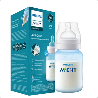 Mamadeira Anti-colic 260ml Azul Philips Avent