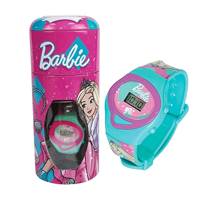 Barbie Relógio Digital No Cofrinho Fun F00623