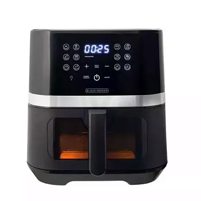 Air Fryer Digital Gourmand Gris 7L 220V Black e Decker