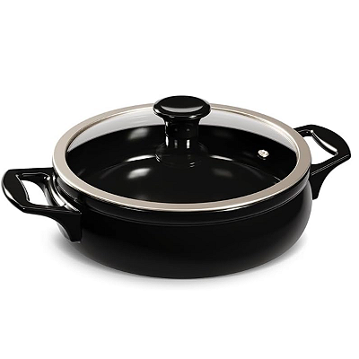 Frigideira New Premiere 24Cm com Alça Preto Ceraflame