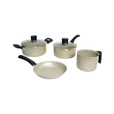 Jogo de Panelas Colore 4 pçs Bege Stone Alegrete