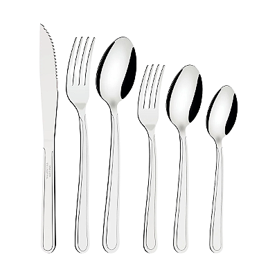 Faqueiro Búzios 36pçs Aço Inox Tramontina