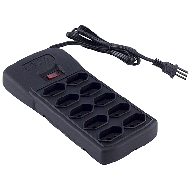 Filtro de Linha 10 Tomadas 10A Bivolt Preto Force Line